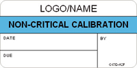 Non Critical Calibration Label [add name or logo]