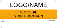 Q.C. Seal  Void if Broken Label