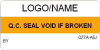 Q.C. Seal  Void if Broken Label