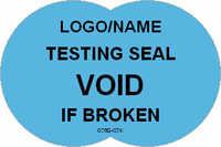 Testing Seal   Void if Broken Label