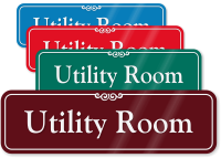 Utility Room with Graphic