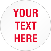 Tamper Labels, Custom Text