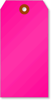 Fluorescent Pink Tags