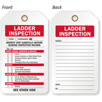 2-Sided Ladder Inspection Status Tag
