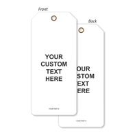 Custom Text Style Plastic Tag