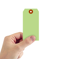 Light Green Cardstock Tags