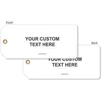Custom Double Sided Tag