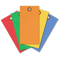 Rainbow Mix Tyvek Shipping Tag Size 5 Variety Pack