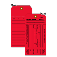 1-Part Red Cardstock Tag