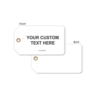 Custom Plastic Numbered Tag