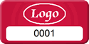 Sequential Numbering Asset Tag, for Logo