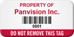 Do Not Remove This Tag Custom Barcode AssetTag