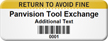 Personalized Avoid Fine Asset Tag with Barcode