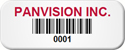 Custom Barcode Tags, 0.5" x 1.25"