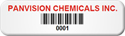 Custom Barcode Tags, 1/2 in. x 1-3/4 in.