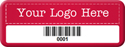 Custom Barcode Tags, 0.75" x 2"