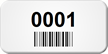 Small Custom Blank Barcode Tags
