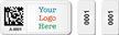 Custom Multipart 2D Barcode Logo Asset Tag