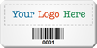Personalized SunGuard Logo Barcode Asset Tags
