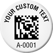Create 2D Barcode Numbered Asset Tags
