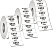 Laminated Permaguard Labels with Sequential Bar-Codes and Numbers