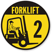 Forklift  2 (with Graphic) Label