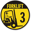 Forklift  3 (with Graphic) Label