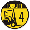 Forklift  4 (with Graphic) Label