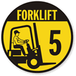 Forklift  5 (with Graphic) Label