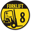 Forklift  8 (with Graphic) Label