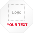 Stop Shaped Custom Template - Logo