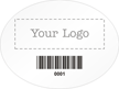 Oval Custom Template - Barcode