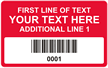 Rectangular Custom Template - Barcode