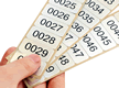 Metal Labels with Sequential Numbers