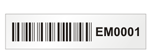 Warehouse Barcode Labels, Totes - 3/8 in. x 1½ in.