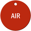 Air Stock Engraved Valve Circular Tag