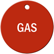 Gas Stock Engraved Valve Circular Tag