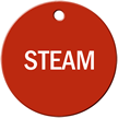Steam Stock Engraved Valve Circular Tag