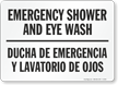 Emergency Shower and Eye Wash (Bilingual)