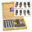 Type Kit Set with Holder and Steel Stamps