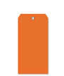 Orange Color Coded Polypropylene Tag