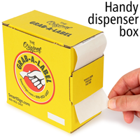 Accepted By QC Labels Dispenser Box