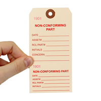 Non-Conforming Part Tags with Reinforced Fiber Patch