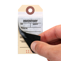 2 And 3-Part Inventory Tag with Adhesive