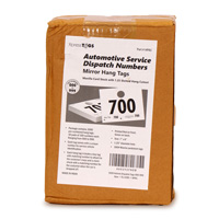 Service Dispatch Ticket Tag