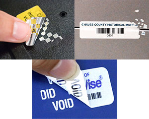 Plastic Tamper-Evident Asset Tags