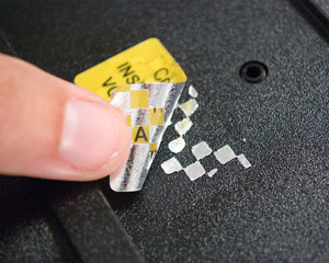 Tamper-Proof Checkerboard Labels