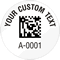 Circular 2D Custom Template - Barcode