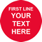 Circular Custom Template - Text