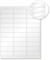 Laser Printable Brushed Matte Polyester Address Labels Sheet